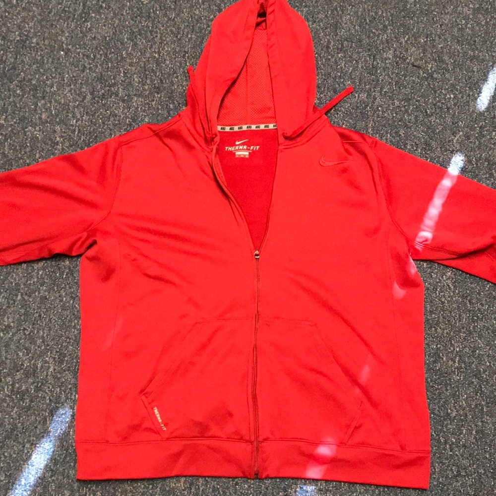 Nike Red Therma-Fir XXL Zip Up